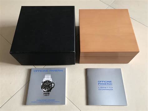 Storage glasses box into a Panerai watch box conversion